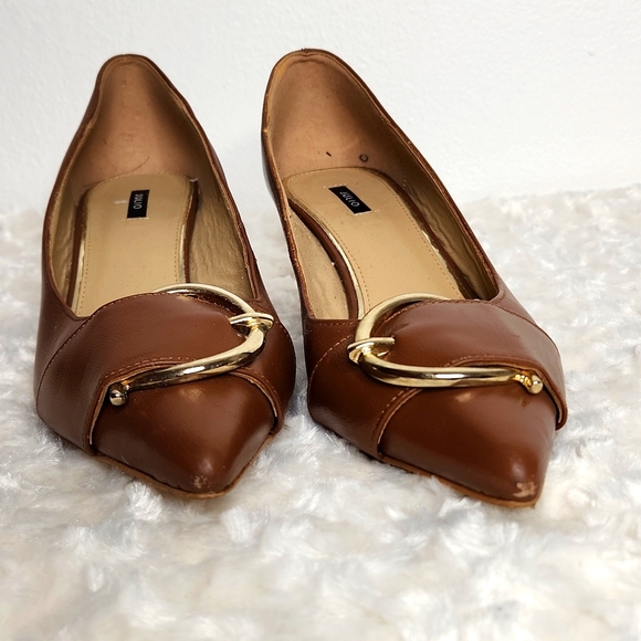 Julio Leather Pump Heel shoe. - Picture 4 of 12